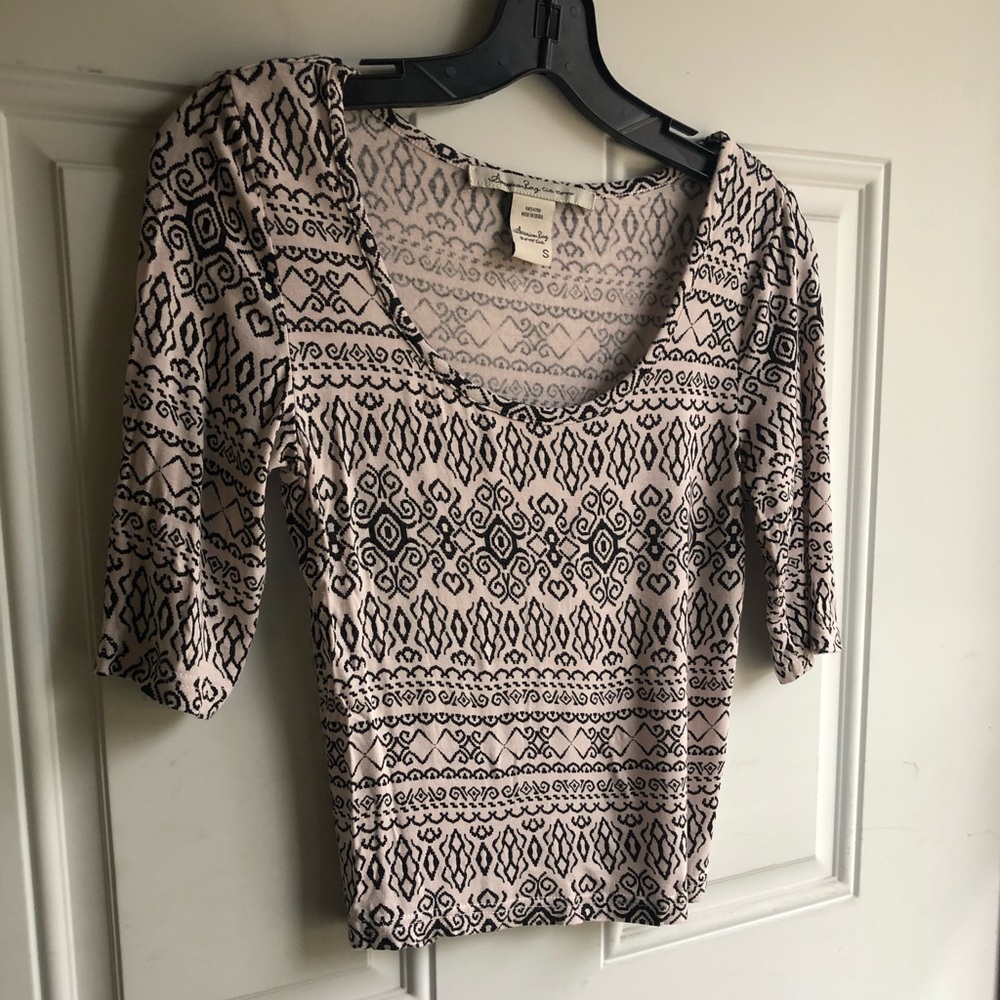 American Rag Printed Crop Top